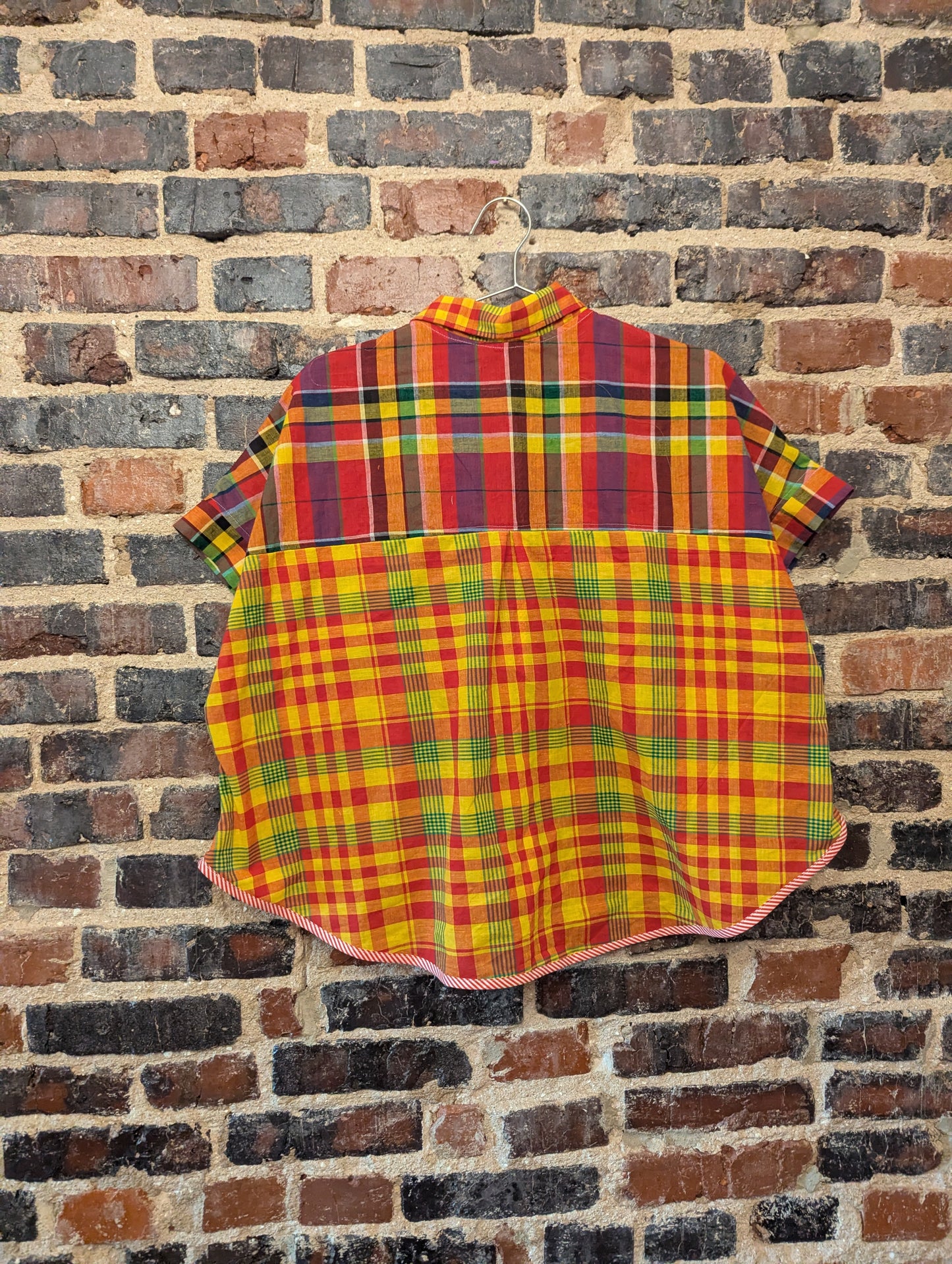 Madras Plaid Disco Ball