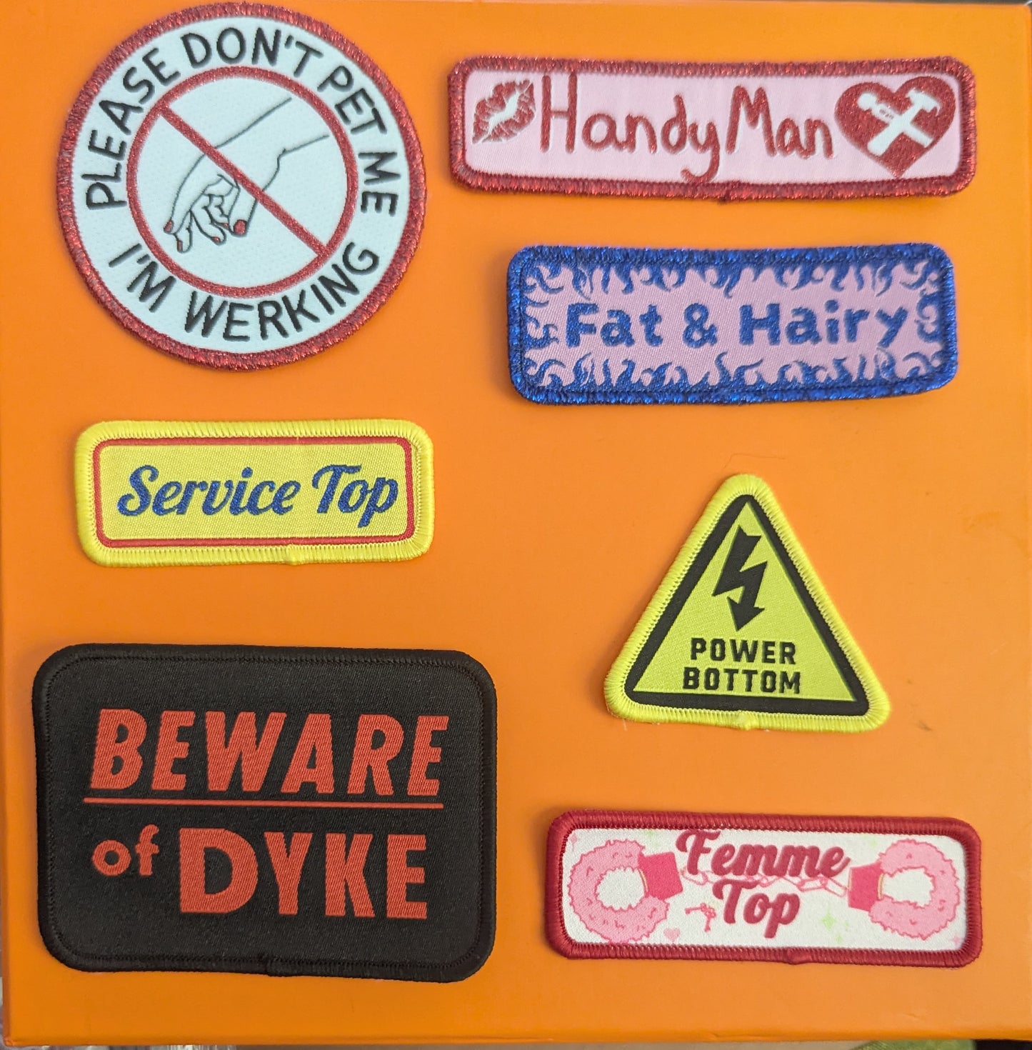 Patches.